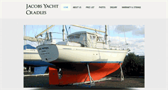 Desktop Screenshot of jacobsboatcradles.com